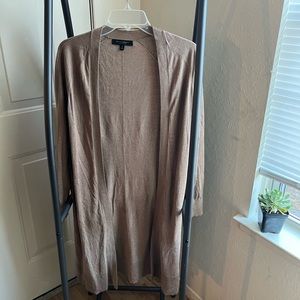 Banana Republic silk cotton long cardigan sweater